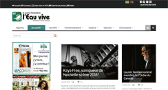 Desktop Screenshot of leau-vive.ca
